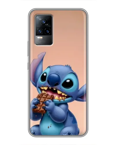 Чохол для Vivo V21 з картинкою «Стіч їсть шоколад» Чохол для Vivo V21 з картинкою «Стіч їсть шоколад»