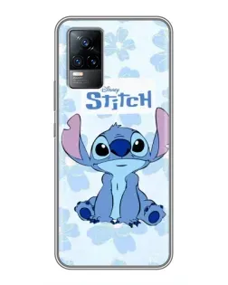 Чохол для Vivo V21 з картинкою «Stitch серед квітів» Чохол для Vivo V21 з картинкою «Stitch серед квітів»