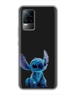 Чохол для Vivo V21 з картинкою «Стіч на чорному» Чохол для Vivo V21 з картинкою «Стіч на чорному»