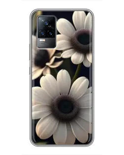 Чохол для Vivo V21 з картинкою «Білі маргаритки макро» Чохол для Vivo V21 з картинкою «Білі маргаритки макро»