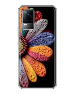 Чохол для Vivo V21 з картинкою «Райдужна квітка» Чохол для Vivo V21 з картинкою «Райдужна квітка»