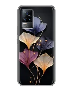 Чохол для Vivo V21 з картинкою «Лілові квіти грації» Чохол для Vivo V21 з картинкою «Лілові квіти грації»