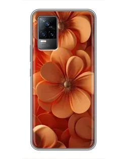 Чохол для Vivo V21 з картинкою «Помаранчева макро квітка» Чохол для Vivo V21 з картинкою «Помаранчева макро квітка»