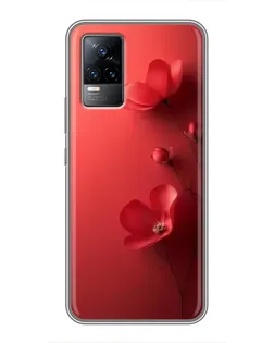 Чохол для Vivo V21 з картинкою «Макові суцвіття» Чохол для Vivo V21 з картинкою «Макові суцвіття»
