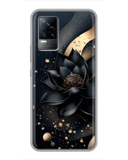 Чохол для Vivo V21 з картинкою «Чорний лотос» Чохол для Vivo V21 з картинкою «Чорний лотос»