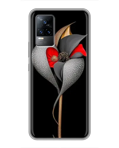 Чохол для Vivo V21 з картинкою «Срібна фантазійна квітка» Чохол для Vivo V21 з картинкою «Срібна фантазійна квітка»