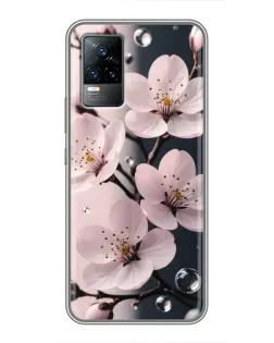 Чохол для Vivo V21 з картинкою «Ніжня сакура та краплі» Чохол для Vivo V21 з картинкою «Ніжня сакура та краплі»