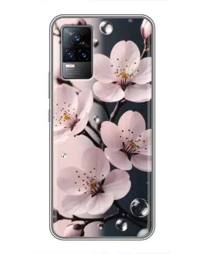 Чохол для Vivo V21 з картинкою «Ніжня сакура та краплі» Чохол для Vivo V21 з картинкою «Ніжня сакура та краплі»