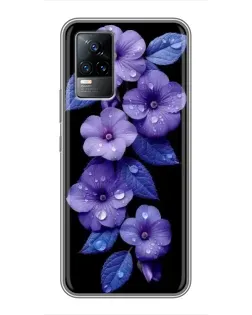 Чохол для Vivo V21 з картинкою «Фіолетові квіти з росою» Чохол для Vivo V21 з картинкою «Фіолетові квіти з росою»