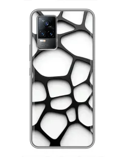 Чохол для Vivo V21 з картинкою «Біла об'ємна сітка» Чохол для Vivo V21 з картинкою «Біла об'ємна сітка»