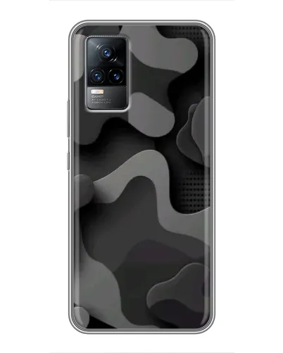 Чохол для Vivo V21 з картинкою «Темний абстрактний камуфляж» Чохол для Vivo V21 з картинкою «Темний абстрактний камуфляж»