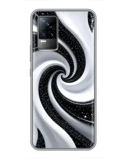 Чохол для Vivo V21 з картинкою «Чорно-біла спіраль» Чохол для Vivo V21 з картинкою «Чорно-біла спіраль»