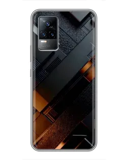 Чохол для Vivo V21 з картинкою «Чорні геометричні блоки» Чохол для Vivo V21 з картинкою «Чорні геометричні блоки»