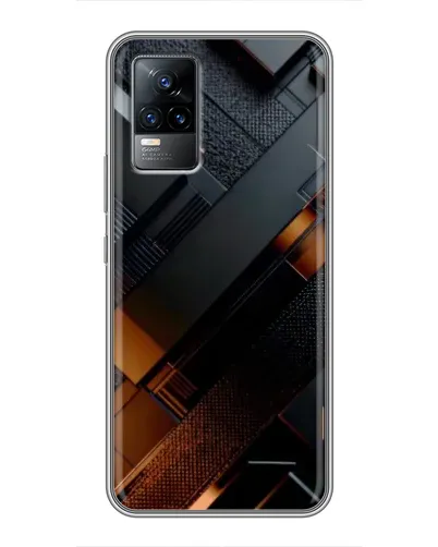Чохол для Vivo V21 з картинкою «Чорні геометричні блоки» Чохол для Vivo V21 з картинкою «Чорні геометричні блоки»
