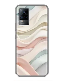 Чохол для Vivo V21 з картинкою «Пастельні ніжні хвилі» Чохол для Vivo V21 з картинкою «Пастельні ніжні хвилі»