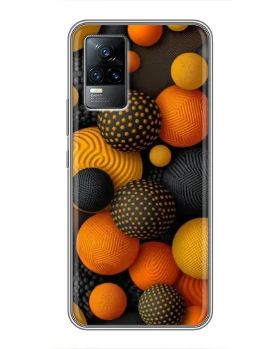 Чохол для Vivo V21 з картинкою «Об'ємні помаранчеві сфери» Чохол для Vivo V21 з картинкою «Об'ємні помаранчеві сфери»
