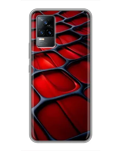 Чохол для Vivo V21 з картинкою «Червона глянцева сітка» Чохол для Vivo V21 з картинкою «Червона глянцева сітка»