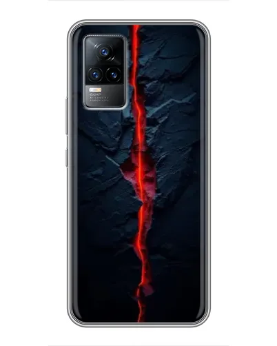 Чохол для Vivo V21 з картинкою «Червона лавова тріщина» Чохол для Vivo V21 з картинкою «Червона лавова тріщина»