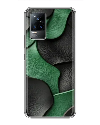 Чохол для Vivo V21 з картинкою «Зелені шкіряні хвилі» Чохол для Vivo V21 з картинкою «Зелені шкіряні хвилі»