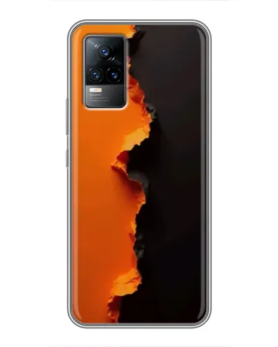 Чохол для Vivo V21 з картинкою «Помаранчевий розлом» Чохол для Vivo V21 з картинкою «Помаранчевий розлом»