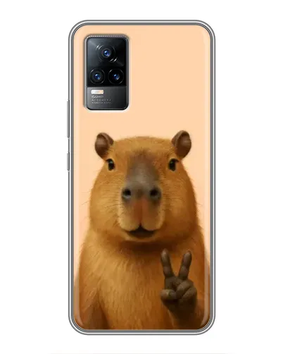 Чохол для Vivo V21 з картинкою «Капібара вікторія» Чохол для Vivo V21 з картинкою «Капібара вікторія»
