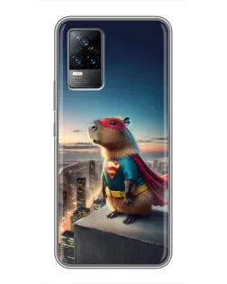 Чохол для Vivo V21 з картинкою «Капі-мен супергерой» Чохол для Vivo V21 з картинкою «Капі-мен супергерой»