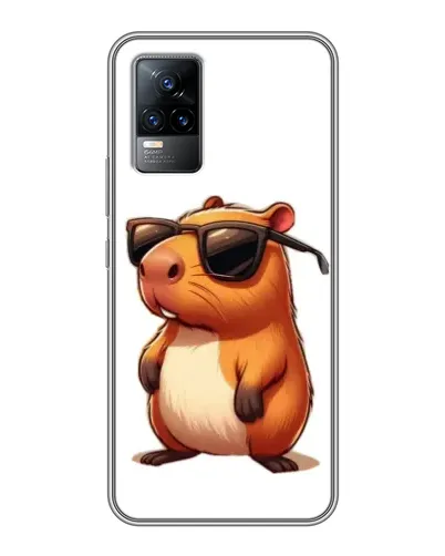 Чохол для Vivo V21 з картинкою «Капібара в окулярах» Чохол для Vivo V21 з картинкою «Капібара в окулярах»