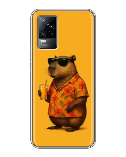 Чохол для Vivo V21 з картинкою «Капібара на відпочинку» Чохол для Vivo V21 з картинкою «Капібара на відпочинку»