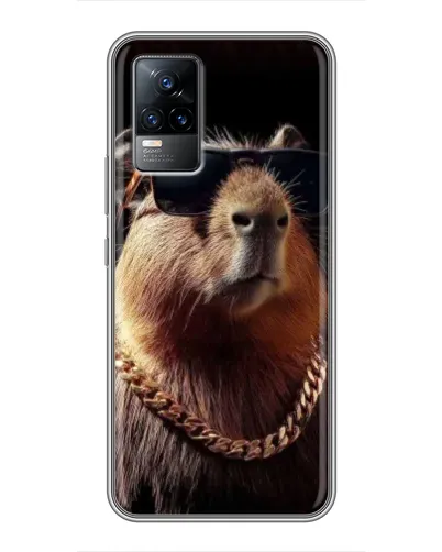 Чохол для Vivo V21 з картинкою «Капібара золотий ланцюг» Чохол для Vivo V21 з картинкою «Капібара золотий ланцюг»