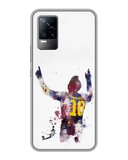 Чохол для Vivo V21 з картинкою «Акварельний Мессі Барселона» Чохол для Vivo V21 з картинкою «Акварельний Мессі Барселона»