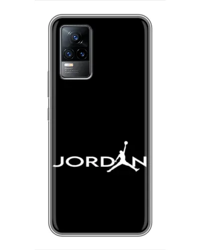 Чехол для Vivo V21E с картинкой «Jordan White Logo» Чехол для Vivo V21E с картинкой «Jordan White Logo»