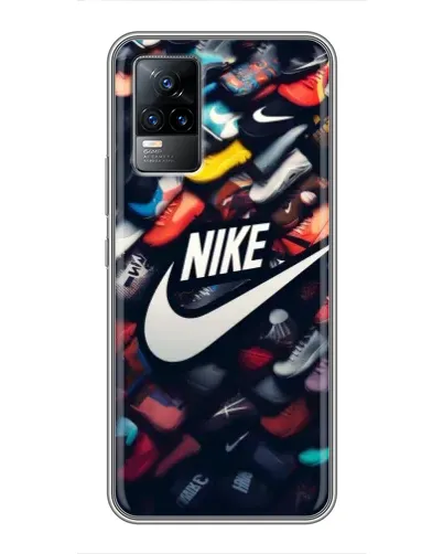 Чехол для Vivo V21E с картинкой «Коллекция кроссовок Nike» Чехол для Vivo V21E с картинкой «Коллекция кроссовок Nike»