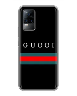 Чохол для Vivo V21E з картинкою «Gucci — червоний пояс»
