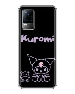 Чохол для Vivo V21E з картинкою «Kuromi — чорний мінімалізм» Чохол для Vivo V21E з картинкою «Kuromi — чорний мінімалізм»
