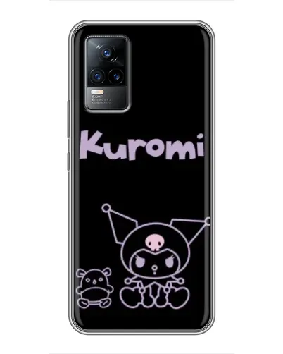 Чохол для Vivo V21E з картинкою «Kuromi — чорний мінімалізм» Чохол для Vivo V21E з картинкою «Kuromi — чорний мінімалізм»