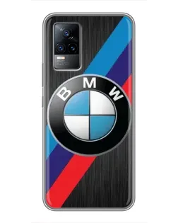 Чохол для Vivo V21E з картинкою «BMW M-stripes стиль»