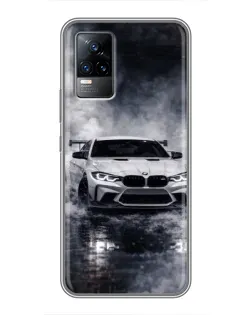 Чохол для Vivo V21E з картинкою «BMW крізь туман»