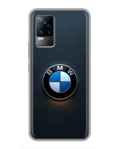 Чохол для Vivo V21E з картинкою «Логотип BMW — мінімалізм»