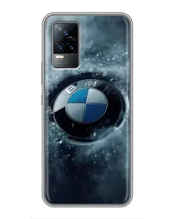 Чохол для Vivo V21E з картинкою «Логотип BMW — лід»