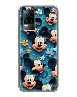 Чехол для Vivo V21E с картинкой «Паттерн Микки и Минни» Чехол для Vivo V21E с картинкой «Паттерн Микки и Минни»