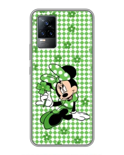 Чехол для Vivo V21E с картинкой «Mickey в клетку»