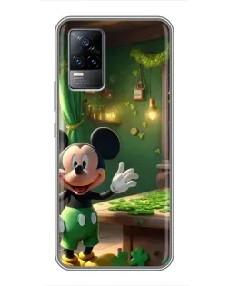 Чехол для Vivo V21E с картинкой «Микки в мастерской» Чехол для Vivo V21E с картинкой «Микки в мастерской»