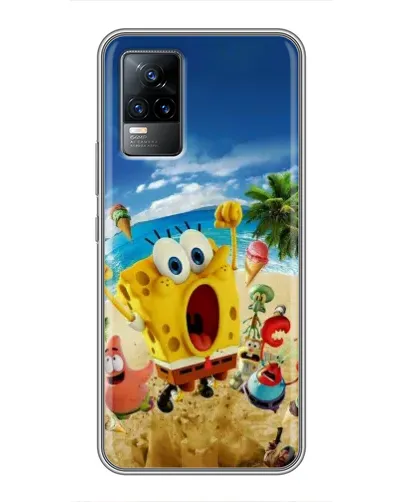 Чехол для Vivo V21E с картинкой «Развлечения на пляже»
