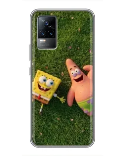 Чехол для Vivo V21E с картинкой «Друзья на лужайке» Чехол для Vivo V21E с картинкой «Друзья на лужайке»