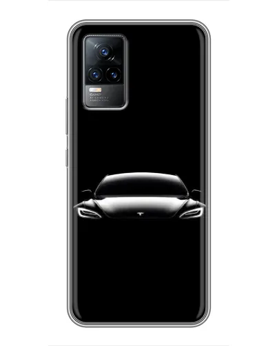 Чохол для Vivo V21E з картинкою «Фари Tesla Night» Чохол для Vivo V21E з картинкою «Фари Tesla Night»