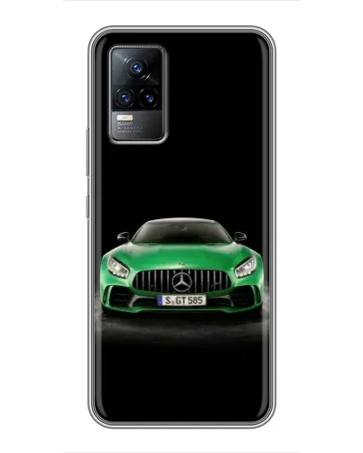 Чохол для Vivo V21E з картинкою «Mercedes — неоновий лого» Чохол для Vivo V21E з картинкою «Mercedes — неоновий лого»