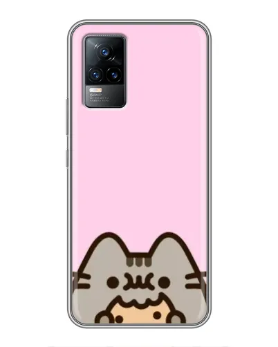 Чехол для Vivo V21E с картинкой «Pusheen и печенье» Чехол для Vivo V21E с картинкой «Pusheen и печенье»