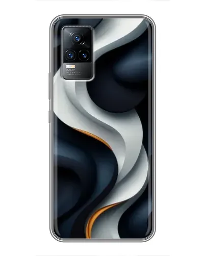 Чохол для Vivo V21E з картинкою «Об'ємні чорно-білі стрічки» Чохол для Vivo V21E з картинкою «Об'ємні чорно-білі стрічки»