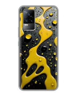 Чохол для Vivo V21E з картинкою «Рідке жовте золото»