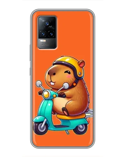 Чохол для Vivo V21E з картинкою «Капібара на скутері» Чохол для Vivo V21E з картинкою «Капібара на скутері»